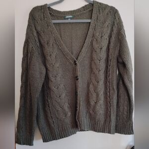 Dark Green Cardigan (M)